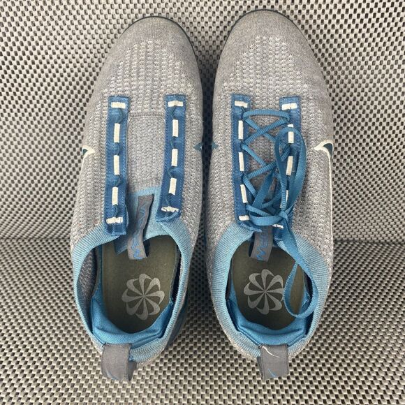 Nike Air VaporMax 2021 Flykit Sneakers Mens 12 Rift Blue Logo Lace Up DC9394-400 main image 4